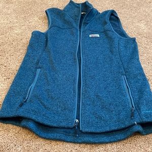Orvis Teal Blue Women's Fleece Vest
